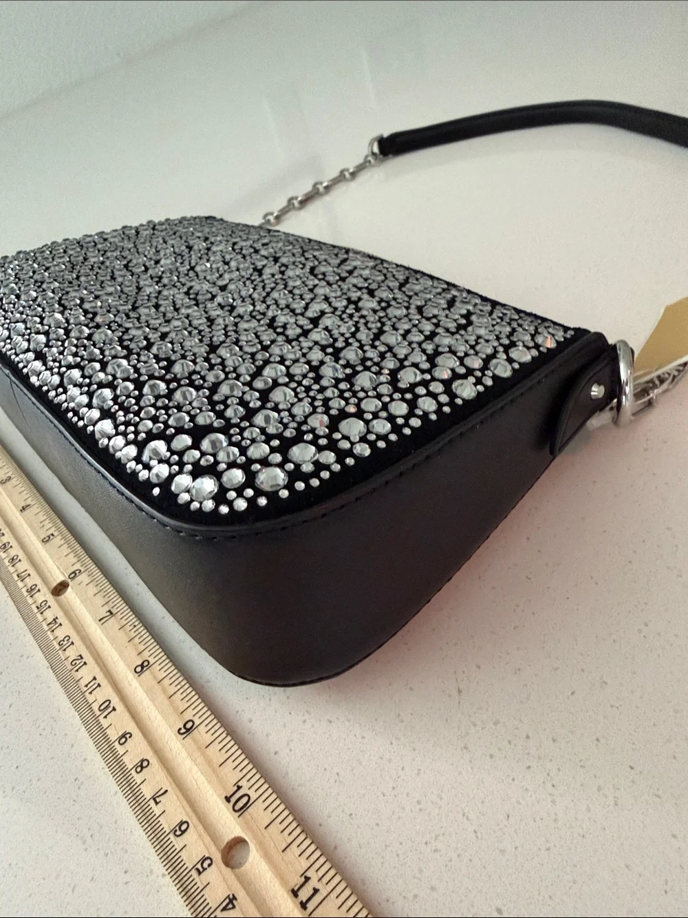 NWT Michael Kors Empire Rhinestone Shoulder Bag